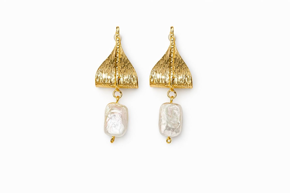 Alexandria Earrings - gold plated
