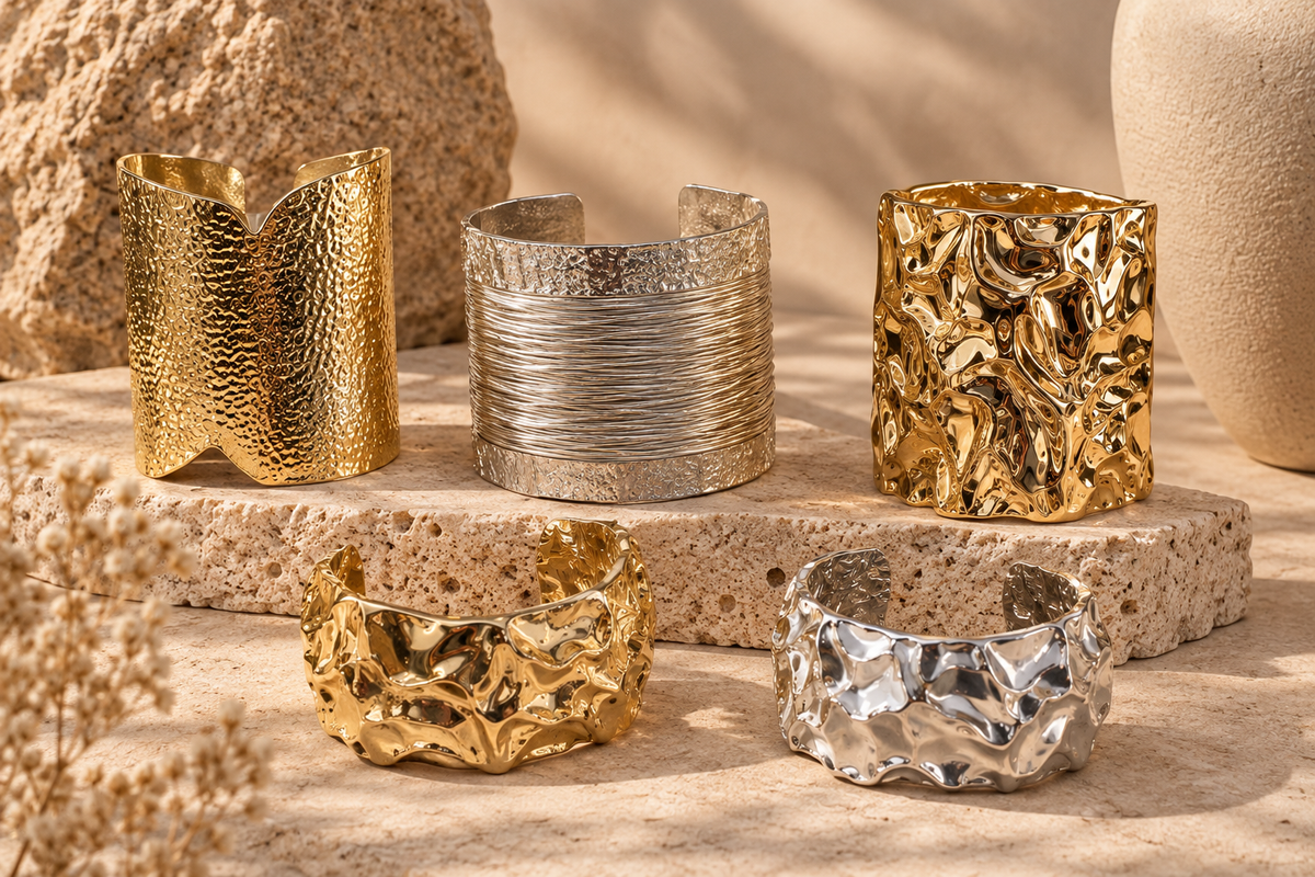 Linea Textured Cuff Bracelet - alternate view