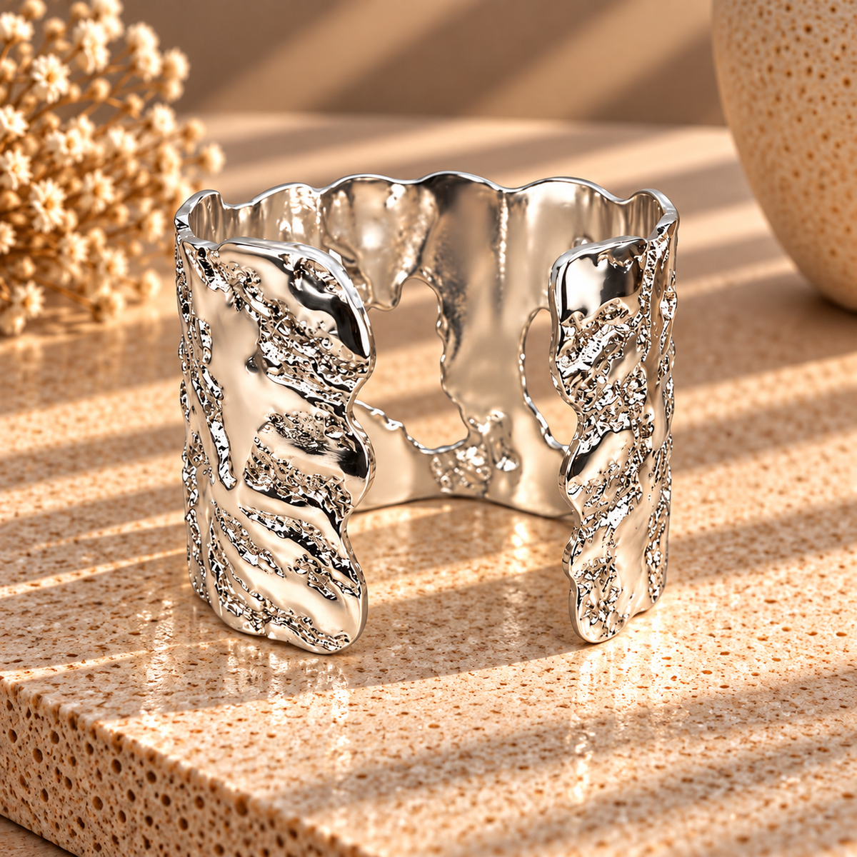 Vela statement cuff bracelet