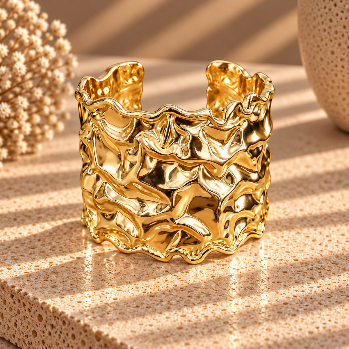Cleo Molten Cuff Bracelet - alternate view