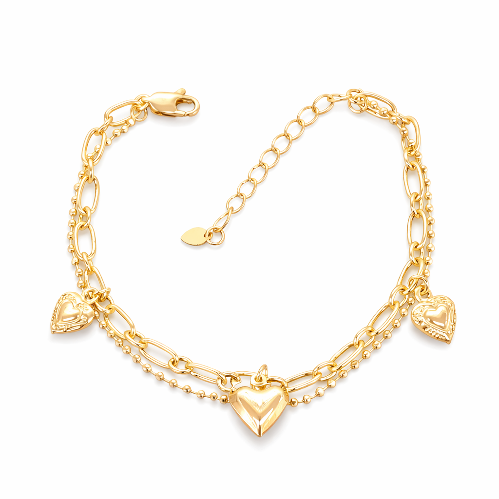Heart of Gold Bracelet - gold-filled