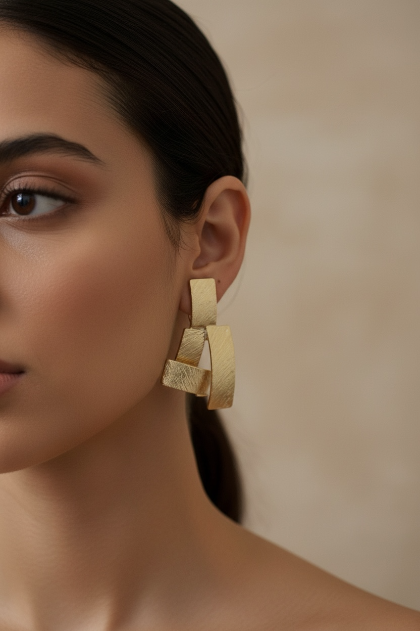Oris Earrings - detail view