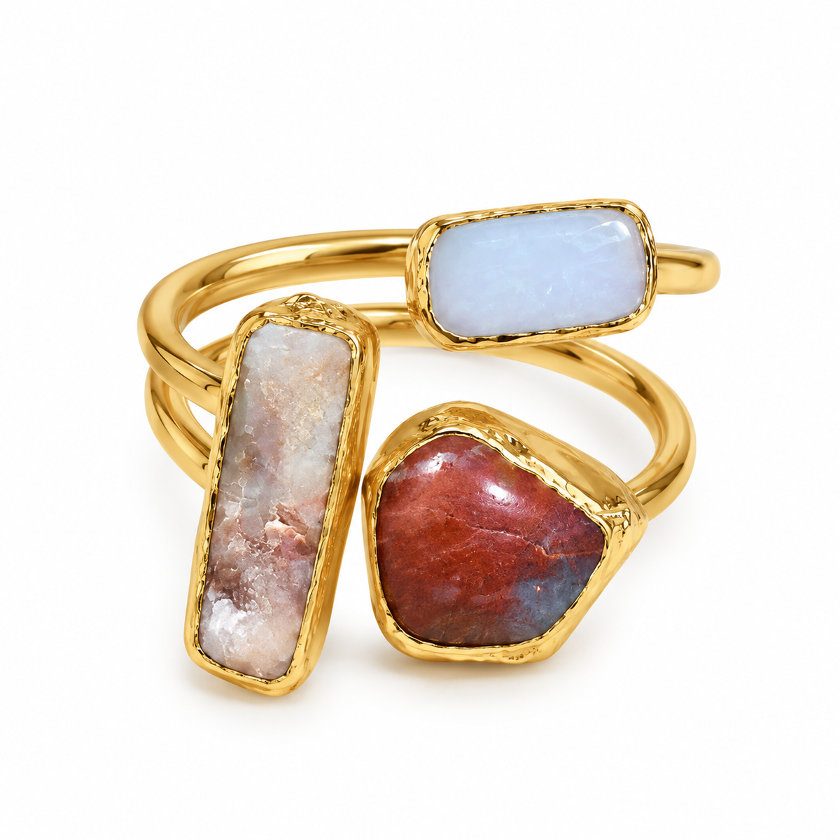 Nahla Agate Stone Ring - alternate view