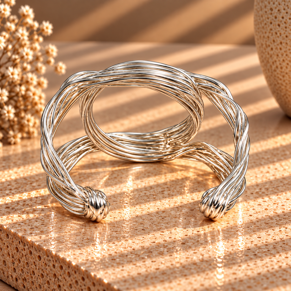 Esme Woven Cuff Bracelet - alternate view