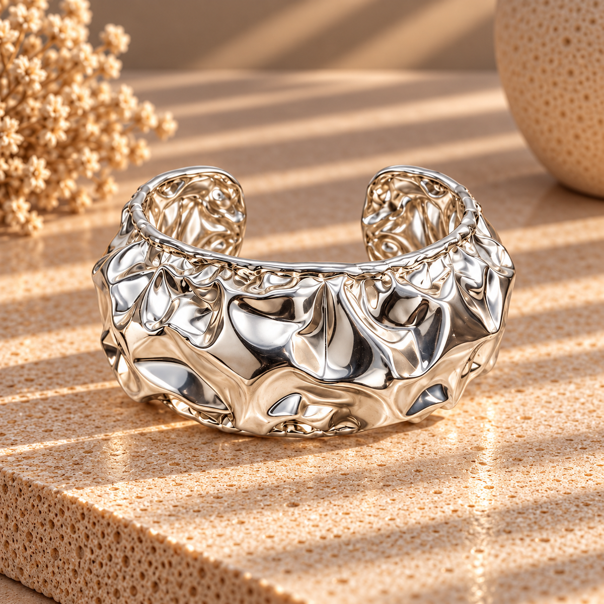 Solene Molten Cuff Bracelet - alternate view