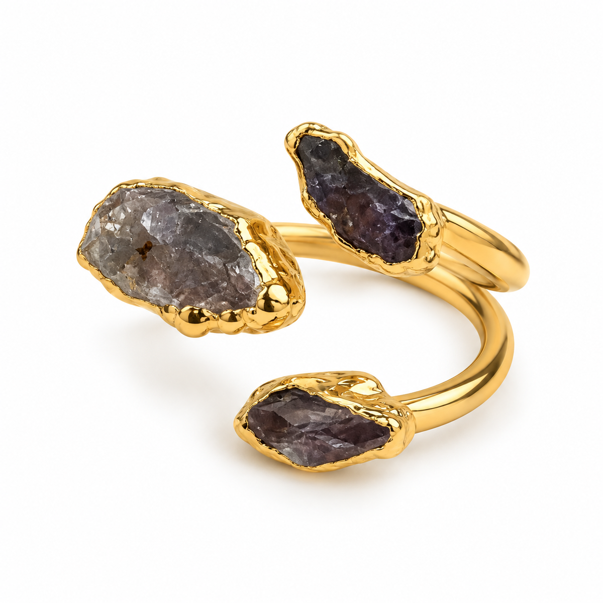 Nahla Agate Stone Ring - alternate view