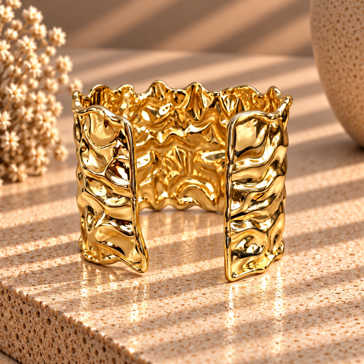 Cleo Molten Cuff Bracelet - alternate view