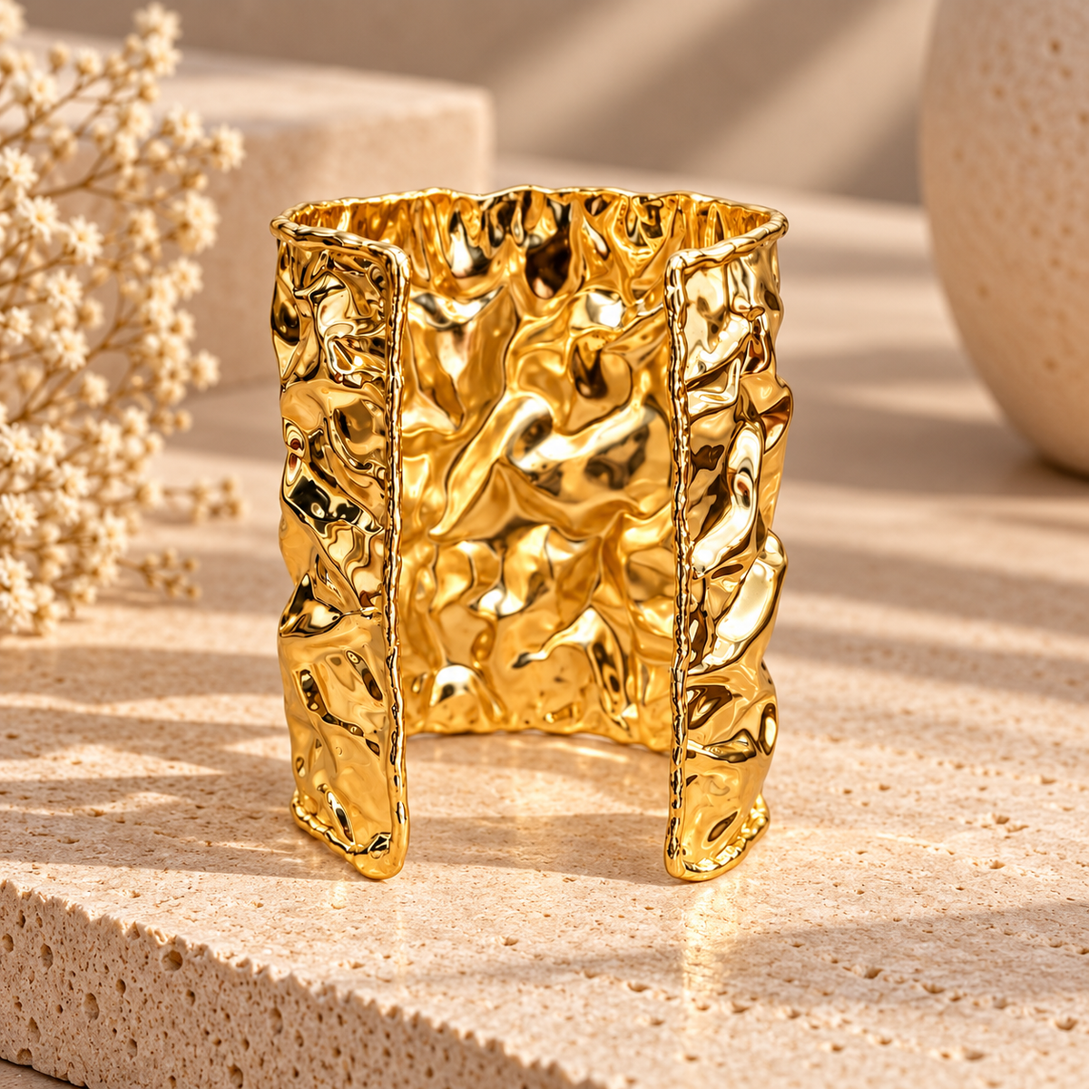 Cleo Molten Cuff Bracelet - alternate view
