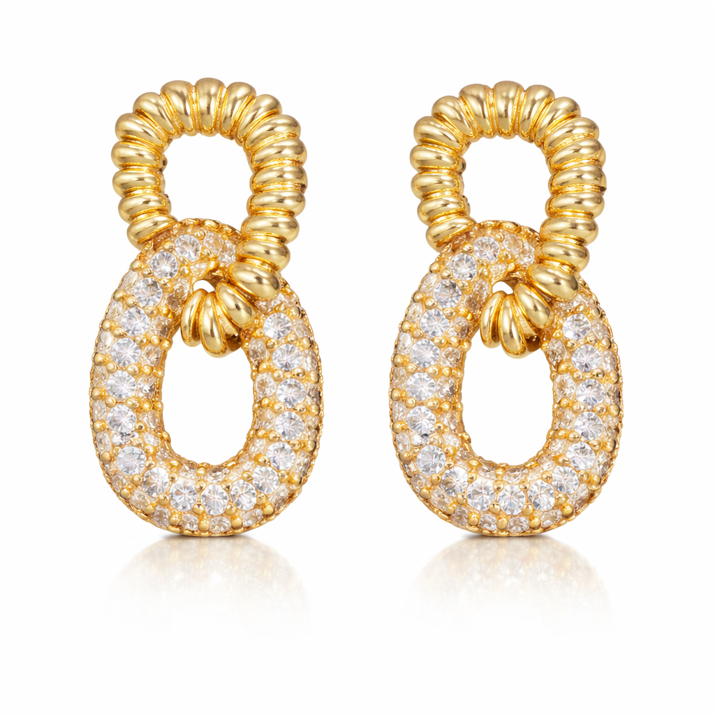 Zaria Hoops - gold-filled
