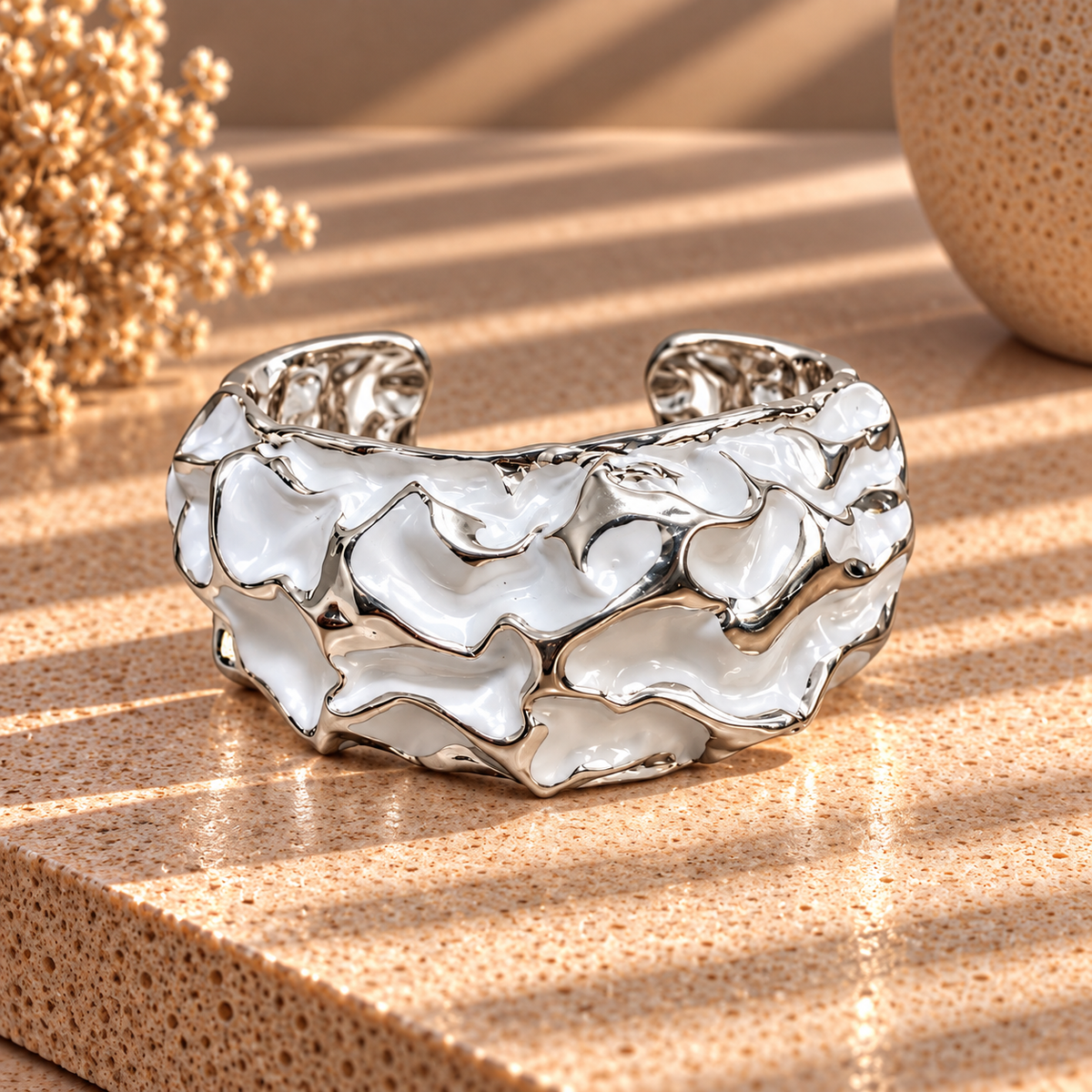 Solene Molten Cuff Bracelet - alternate view