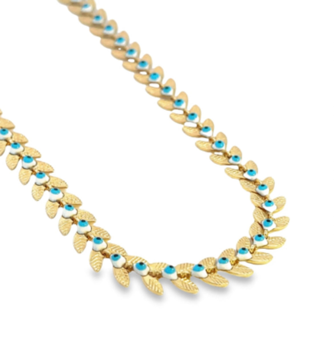 Evil Eye Arrow Choker - gold-filled