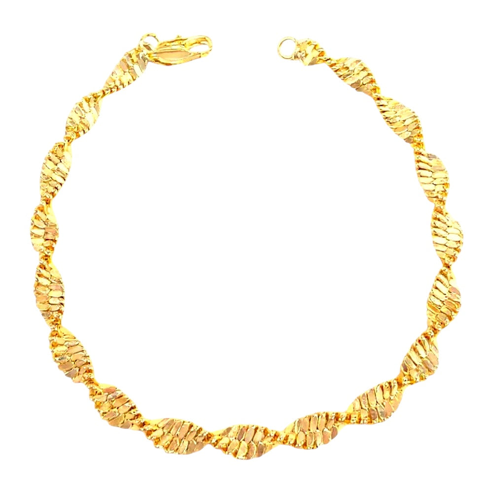 Elara Twist Bracelet - gold-filled