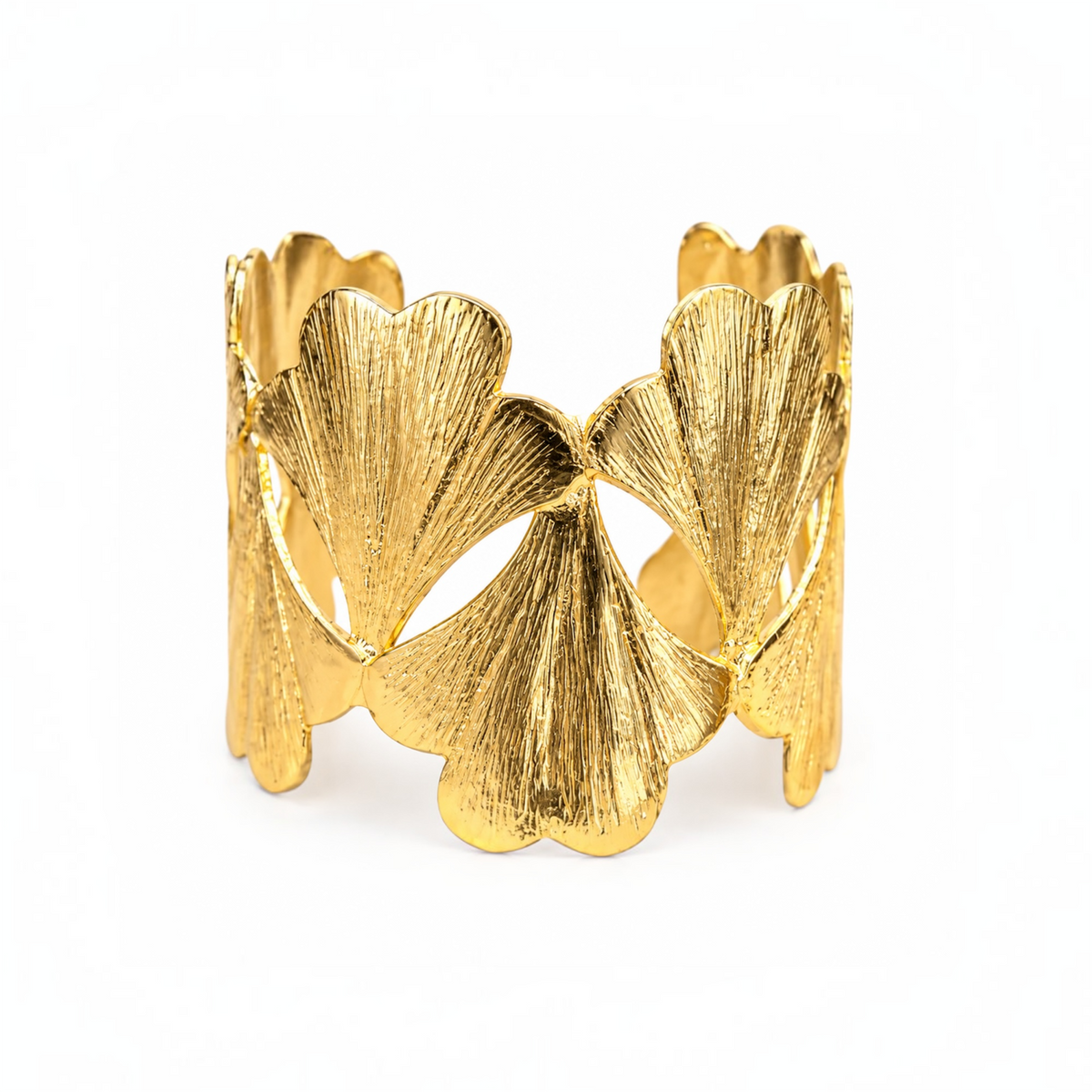 Ginkgo Cuff Bracelet